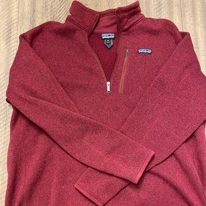 Patagonia men’s XXL dark red better sweater.